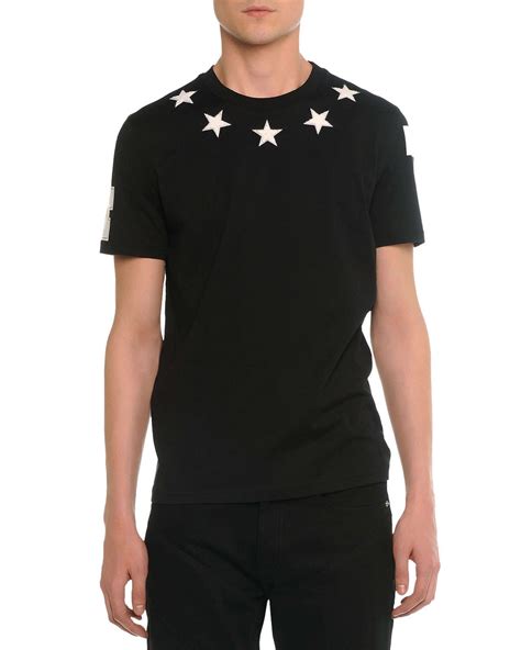 givenchy star print t shirt|men's givenchy t shirt sale.